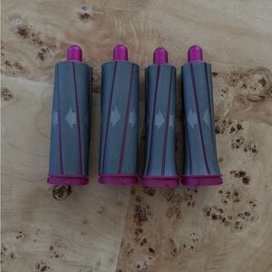 Dyson Hair Styling Attachments - Gray and Pink